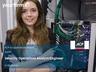 Security Operations Analyst/Engineer - München