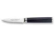 ECHTWERK Damastmesser Damaszener, Schälmesser, ergonomischer Griff, Pakkaholz, hochwertiger Damaststahl