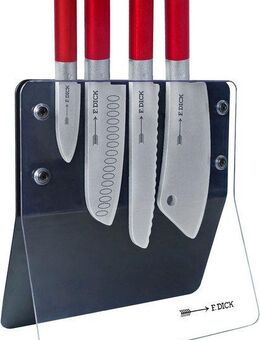 Tanner Spielbesteck F. Dick Messer Set inkl. Messerblock, aus Holz, FSC® - schützt Wald