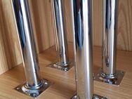 4 Stück Stahlrohrfüße / Möbelfüße / Tischbeine von Element System - 30 x 300 - Garbsen