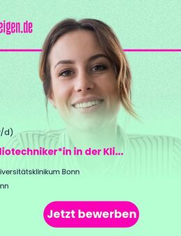 Kardiotechniker*in (m/w/d) in der Klinik und Poliklinik für Herzchirurgie - Bonn