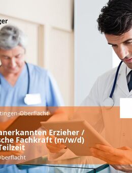 Staatlich anerkannten Erzieher / pädagogische Fachkraft (m/w/d) Vollzeit / Teilzeit - Seitingen-Oberflacht