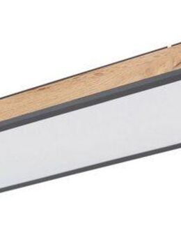 GLOBO LIGHTING LED Deckenleuchte DORO, LED fest integriert, Warmweiß, MDF-Rahmen in Holzoptik