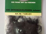 Neu! 4 Entenbürzelfedern Exori CDC Feder Farbe:Schwarz I:1g - Kirchheim (Teck) Zentrum