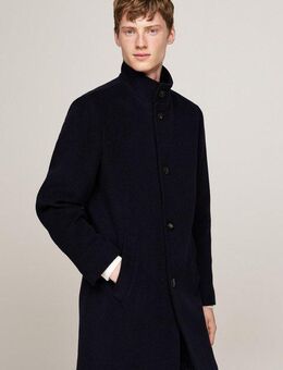 Tommy Hilfiger Wollmantel DC STAND COLLAR WOOL MIX COAT
