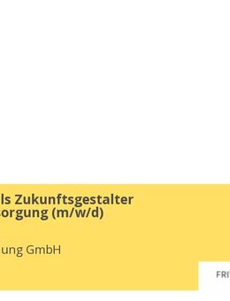 Ingenieur als Zukunftsgestalter Wasserversorgung (m/w/d) - Bad Urach