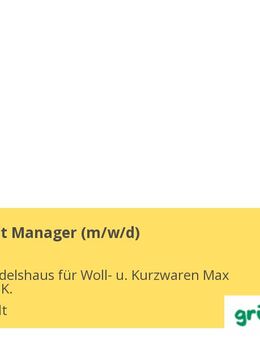 Key Account Manager (m/w/d) - Ingolstadt