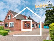 Kanalblick & Land - Fehnhaus mit Einliegerwohnung auf ca. 13.000 m² - Rhauderfehn