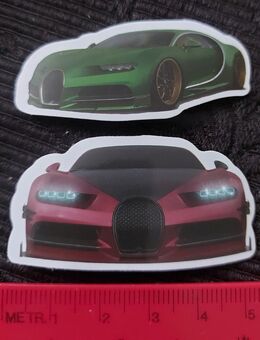 2 BUGATTI Aufkleber / Sticker aus Sammlungsauflösung - Zwickau