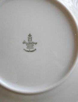 Winterling Röslau,Bavaria,Germany-Porzellan-Service-3 Teile,1 Kaffeekanne,1 Milchkännchen,1 Kuchenteller,Alt,ca. 60/70er Jahre - Linnich