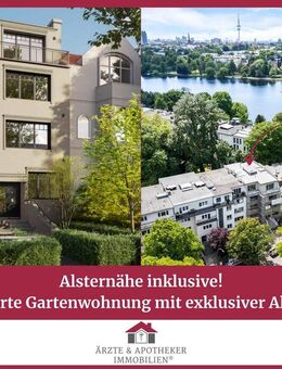 Alsternähe inklusive! Frisch sanierte Gartenwohnung mit exklusiver Alleinnutzung - Hamburg