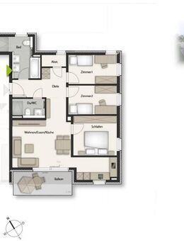 4-Zimmer-Wohnung im Obergeschoss für die Familie! - Gärtringen