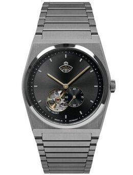 ruhla Automatikuhr Space Control Automatik 4866M-2, Armbanduhr, Herrenuhr, Mechanische Uhr, Saphirglas, Made in Germany