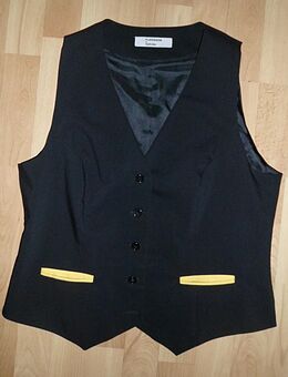 Damenweste, kurzer Schnitt, blau, Gr. 40 - Hürth