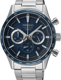 Seiko Chronograph SSB445P1, Armbanduhr, Quarzuhr, Herrenuhr, Stoppfunktion, Datum