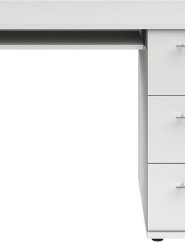 VOGL Möbelfabrik Schreibtisch Tobi, optional mit Tastaturauszug, mit 3 Schubkästen, Breite 115 cm, Made in Germany