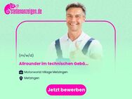 Allrounder im technischen Gebäudemanagement (m/w/d) - Metzingen