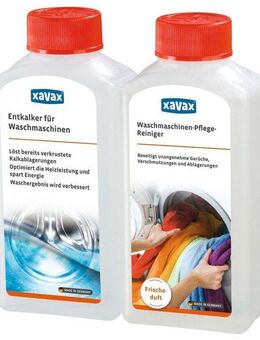 Xavax Reinigungs-Set, Waschmaschinen Pflege, 2 x 250 ml Maschinenpfleger