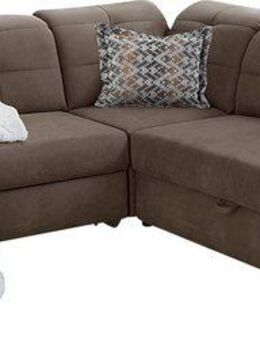 Jockenhöfer Gruppe Ecksofa Udine L-Form, 6 individuell, verstellbaren Kopfteilen, Gästebett- und Relaxfunktion