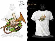 individuelles T-Shirt Musik Heavy Metal Basstrompete Bariton Tenorhorn Posaune - Sebnitz Zentrum