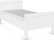 rauch Bett Bett Einzelbett Stollenbett EVELYN, in Komforthöhe aus Holzwerkstoff in elegantem Stil MADE IN GERMANY