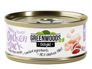 Greenwoods Delight Hühnerfilet mit Ente - Sparpaket: 24 x 70 g