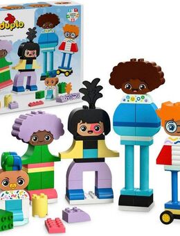 LEGO® Baubare Menschen mit großen Gefühlen (10423), LEGO DUPLO Town Konstruktionsspielsteine, (71 St), Made in Europe