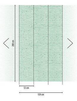 living walls Fototapete THE WALL III Stein-Opitk Tapete Motivtapete Steinmauer Steinoptik, glatt, matt, (1 St), Vliestapete Stein-Optik für Schlafzimmer Küche Wohnzimmer Steinwand