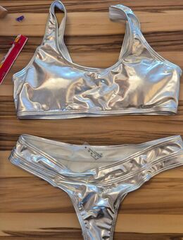 Bikini silber Gr. M - Bad Zwischenahn