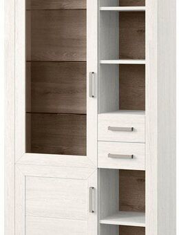 set one by Musterring Standvitrine York Typ 05 und 06, mit Glastür, Beleuchtung optional, Höhe 207 cm