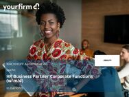 HR Business Partner Corporate Functions (w/m/d) - Iserlohn