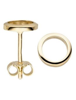 JOBO Paar Ohrstecker Kreis-Ohrringe 7,5 mm, 333 Gold