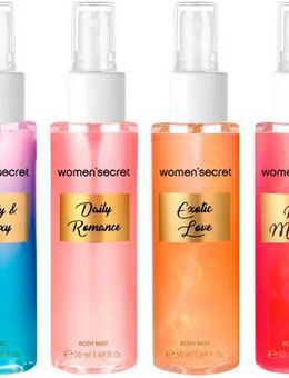 women'secret Duft-Set Women Secret Body Mist 4x 50ml Set "Senses", 4-tlg., mit verführerischer Eleganz