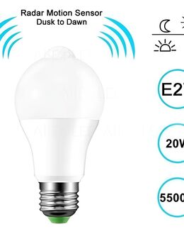 LED Leuchtmittel Birne Classic A60 Motion Sensor 9W - Hamburg