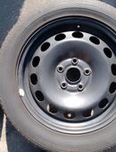 original VW Golf 5 und 6 Stahlfelgen 16 Zoll mit Conti 205/55 083 in 96166