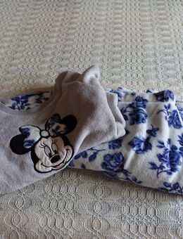 Schlafanzug, Pyjama, Jogginganzug, Gr. L bzw. Gr. 42/44, grau/blau - Hamburg