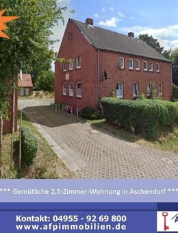 *** Gemütliche 2,5-Zimmer-Wohnung in Aschendorf *** - Papenburg