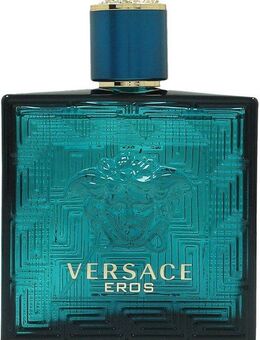 Versace Eau de Toilette Eros pour Homme, Holzig-orientalischer Duft mit Apfel, Tonkabohnen, Geranium & Vetiver.