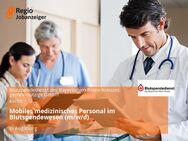 Mobiles medizinisches Personal im Blutspendewesen (m/w/d) - Augsburg