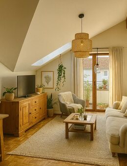 Nachhaltig investieren, langfristig profitieren - 2- Zimmer Dachgeschosswohnung in Raubling zu verkaufen - Raubling