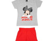 Minnie Mouse Schlafanzug kurz - rot/grau - Größen 98 104 110 116 122 128 - NEU - 7€* - Grebenau