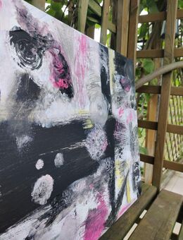 Abstrakte Kunst selbstgemalt Unikat Titel "in Liebe" - Aschaffenburg