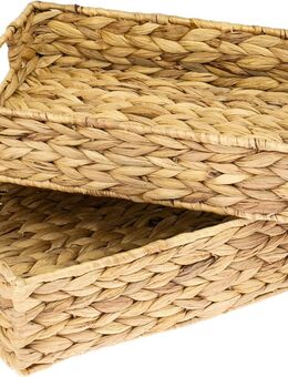 HMF Deko Tablett Serviertablett geflochten aus Wasserhyazinthe - Birkenfeld (Baden-Württemberg)