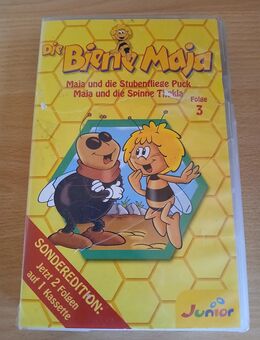 Biene Maja und die Stubenfliege Puck, Folge Nr.2, die Spinne Thekla VHS Video gut erhalten - Mamming