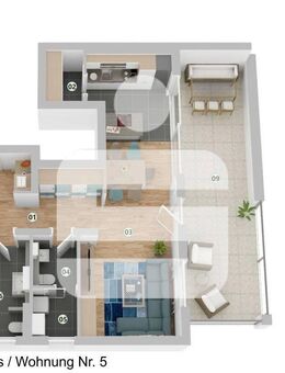 Moderne 3-Zimmerwohnung in Passau - Passau