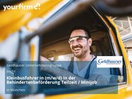 Kleinbusfahrer:in (m/w/d) in der Behindertenbeförderung Teilzeit / Minijob - München