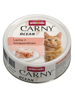 animonda Carny Ocean 12 x 80 g - Lachs + Jungsardinen