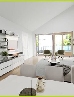 Attraktive Dachgeschosswohnung mit hoher Decke und Traumterrasse inklusive Weitblick in schöner Lage - Ober-Ramstadt