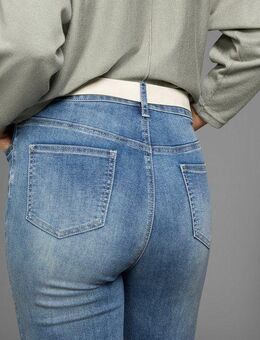 Laura Scott Ledergürtel für Damen im zeitlos edlem Design aus Velour-Leder - NEW