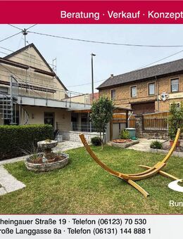 Top Einfamilienhaus mit 2 Terrassen und schönem Garten - Pfaffen-Schwabenheim